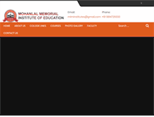 Tablet Screenshot of mlmiedu.com